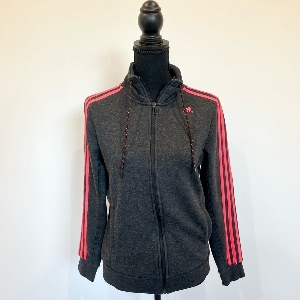 Adidas Women’s Climalite Gray Zip Up